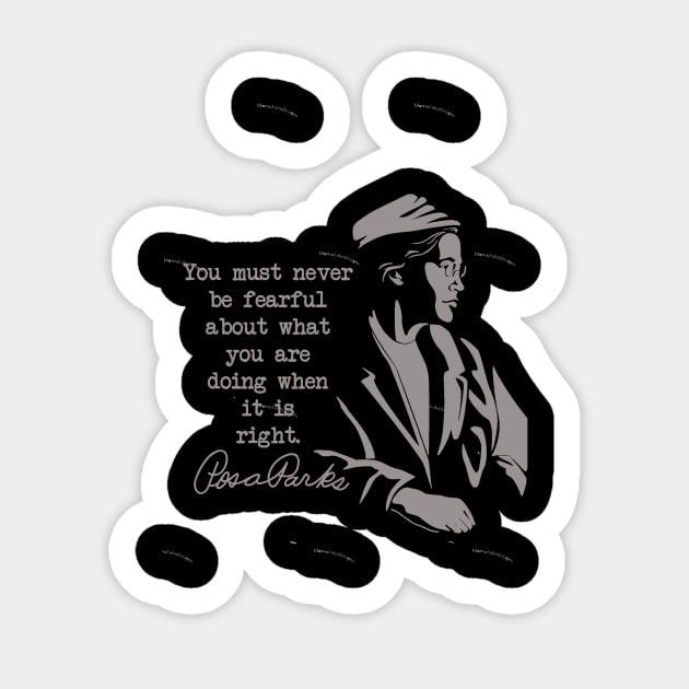 Rosa Parks SVG Sticker by Zacharys Harris